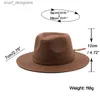 Chapéus de aba larga Chapéus de balde de moda Chapéus Panamá para homens 6 Cores Jazz Fedoras Cooling Sun Hats Summer Summer Breathable elegante e elegante Partido Hat por atacado Y240409