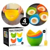 Nuevo desayuno huevos huevos soportes de almacenamiento herramientas de huevo huevo tazón herramienta de cocción Cazas para servir cocinera de cocina caliente caliente