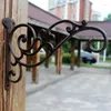 Placas decorativas de estilo europeu de ferro fundido artesanato de artesanato clássico retro nostálgico Courtyard Garden Holding Basket Wall Decoration