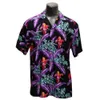 Chemises décontractées pour hommes S-4xl Men de chemise Absorption de transpiration Coton Hawaiian Père Imprimée courte manche Summer Casual Shirt Men Grement Birthday Gift 2449