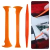 Novo 3pcs Vinyl Car Tool Tool Tool Micro Stick Squeegee Janela Tinting Kit Curvas Curvas Slot Tombo Ferramentas Cutter Film Film Cutter