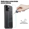 Für iPhone 15 14 plus 13 12 Pro Max Mini Tempered Glass HD Back Screen Protector Anti-Kratzer-Rückfilm für iPhone15 15 Uhr 15Plus