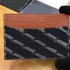 Brieftaschenkarte Designerkarte Luxus Geldbeutel Mini Brieftasche Luxurys Frauen Brieftaschen Schlüsselpocket Innenplatz mit Kasten Top -Qualität mit echter Lederkarte Paket