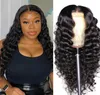 middle part 131 t lace wigs loose deep straight human hair wigs peruvian curly t part human hair lace front wig body water56740093034466