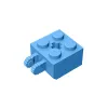 Gobricks GDS-1085 Brique de charnière 2 x 2 Verrouillage avec 2 doigts verticaux et trou d'essieu, 9 dents compatibles 40902