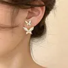 Stud Earrings Fashion Enamel Butterfly For Women Korean Personality Beautiful Party Jewelry Gifts