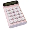 Stylowy kalkulator z mechanicznym klawiszem Mini Office Uczenie się Kalkulator naukowy 10-bitowy wyświetlacz LCD Kalkulator