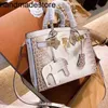 Sac en cuir BK Handbag designer Emmas Crocodile Platinum Sac