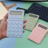 1st Candy Color Calculator 8-siffrig handhållen studentkalkylator Lätt att använda minimalistisk digital för kontorets färgglada
