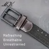 Belts 2024 Men's Elastic Woven Strap Casual Canvas Korean Version Needle Buckle