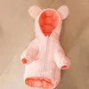 Dog Apparel Cute Puppy Clothes Small Teddy Pompeii Bear Autumn And Winter Pet Warm Down Jacket Cotton-padded