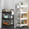 3/4 mobiele trolley organizer Gap opbergrek badkamer slaapkamer organizer kar mobiel keuken storey snack opslag boekenplank rack