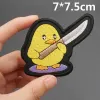 Never Trust A Duck Embroidery Patches Tactical Military Badge with Hook Loop Backing for Clothing Accessories