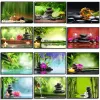 Zen Spa Still Life Water Stone Bamboo Canvas Painting Wall Art Pictures仏教ポスター印刷リビングルームの寝室の装飾Cuadros