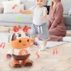 Brinquedos musicais de vaca bebê dançando um brinquedo de vaca bebê com música e luzes LED Dancing Toys Baby de 6 a 12 meses de 18 meses brinquedos