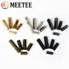 50st Meetee Metal Buckles For Bag Strap Webbing Tail Clip CLAP Pants Belts Head End Stopper DIY Garment Hårdvarutillbehör