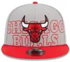 American Basketball "Bulls"Snapback Hats 32 팀 럭셔리 디자이너 결승 챔피언 챔피언 라커룸 ​​스포츠 모자 스트랩백 스냅 백 조절 가능한 캡 A24