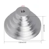 Aluminium A de type 5 étape Pagoda Pulley Roue de 150 mm Diamètre extérieur pour la courroie de distribution en forme de V N20 20 Dropship