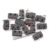 5pack Momentär Micro Limit Switch Right Handle 15mm 16mm 25mm 28mm 55mm Travel Switch Lime Silver Kontakt