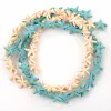 38pcs/filo 13x13mm Starfish Forme Turquoises perle perline per distanziali sciolte perle per gol di semi per gioielli fai -da -te che producono una collana di braccialetti