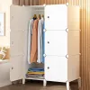 Plastic Organizer Wardrobe Storage Cupboard Cabinet Closets Armables Wardrobe Clothes Portable Guarda Roupa Bedroom Furniture