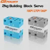 DSPOWER 2kg Bit poreux Bidirectionnel Sortie programmable Blocing Blocs Servo for DIY Robot tige Block Toys 360 ° / 270 ° / 180 °