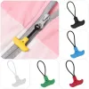 5/10pcs T Shape Zipper colorido extrator de substituição de roupas zip fixador saco de viagem de mala de mala de mochila zíper fixer de tenda prática