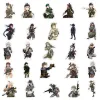 10 / 50pcs Camouflage féminin Soldat Autocollants pour enfants Graffiti pour ordinateur portable Motorcycle de moto