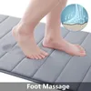 Teppichen Memory Foam Bad Matte Teppich bequeme weiche Wasserabsorptionsmaschine nicht rutschdicke dick leichter zu trocknen Badezimmerboden