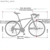 Cyklar 21 27 och 30 Variab Speed ​​Road Bike 700C Aluminium Road Bike Doub Disc Sand Road Bike Ultra Light Bike Adult Bicyc L48
