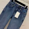 Brand Jeans Femmes Jean Designer High Taist and Slim Harem Pantal