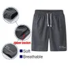 Shorts casuais de verão Men Shorts de prancha respirável Praia solta calças curtas Fitness Basketball Sport Sortpants Sortelas 240402