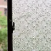 Adesivos de janela folhas de cristal folhas 3d estático filme fosco filme sem loda por porta de cozinha decorativa decoração de casa 45 200cm
