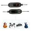 Microfones Gawa8 Professional Guitar Pickup Wireless Sändare Microphone Instrument Bassystem Använd avstånd 50 meter