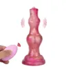 Luuk Ny falsk vibrator med fjärrkontroll Kvinnor Masturbator Vagina Stimulera Orgam Pleasure Wireless Vibration Sexy Toys