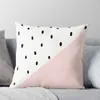 Pillow Pink And White Dalmatian Print Throw Home Decor Items Christmas S Covers Autumn Pillowcase