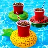 Floating Cup Holder zwemringwaterspeelgoed Party Beverage Boards Baby Pool opblaasbare drinkhouders Bar Beach Coasters Bar Beach Coasters