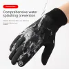 Guanti da ciclismo sportivo Touch Screen Full Fingers Bike Riding Women Men Bicycle Water Water Repellente Guanti caldi ispessiti RG34