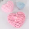 Moules de bougies en silicone à cœur 3D pour le décor de bricolage de la Saint-Valentin Moules de bougie parfumés en plâtre Socon de boulangerie au chocolat