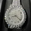 Женские часы Top Новые роскошные полные бриллианты для женщин Элегантные бренды Quartz Steel Watches Ladies Zircon Crystal Fashion The Chockatch 240409