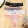 Женские трусики Finetoo 3pcs Женщины с кружевными буквами