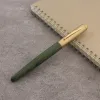 Ny Brand Wood Fountain Pen Peacock Green Wood Screw Off Cap Golden M nib Stationery Student Office School Supplies Pen Pen