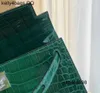 Handväska Crocodile Leather 7A Quality Bag Women väskor Kvinnor ClutchFed8
