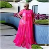 Plus size jurken Kexu dames mesh zie hoewel hoge taille grote swing maxi jurk 2023 zomer pure strandkleding vakantie er-up lange druppel deliv dhort