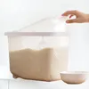 Lagerflaschen Tee Blumenkornbox Plastik Reisfass: Die ultimative Lösung für die Organisation und Konservierung Ihrer Körner f