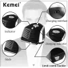 Trimmers Kemei Hair Clipper Professional Electric Cordless Hair Beard Trimmer 0,1 mm Bald Head Self Hair Cutting Machine voor Men Kids 6032