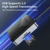 ハブyottamaster usb cドッキングステーション5gpbs usb c hub with rj45 pd 100w sdカードリーダーUSB A 3.0 USB Co -hdmi Type C Adapter for PC