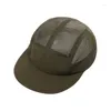 Bérets Summer à séchage rapide Saut troniques de cinq pages pour hommes et femmes en plein air Basesball Tennis Hat Sports Camping Hats