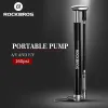 Rockbros Bicycle Pump 160 PSIサイクリングポンプエアインフレータSchrader Presta Valve Road MTBバイクタイヤアルミニウム合金自転車ポンプ