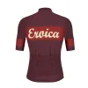 Eroica Cycling Jersey Set Short Sleeve Road Bike Jersey MTB Kleidung Kleidung Schnell trockener Sommer Ropa Ciclismo Hombre